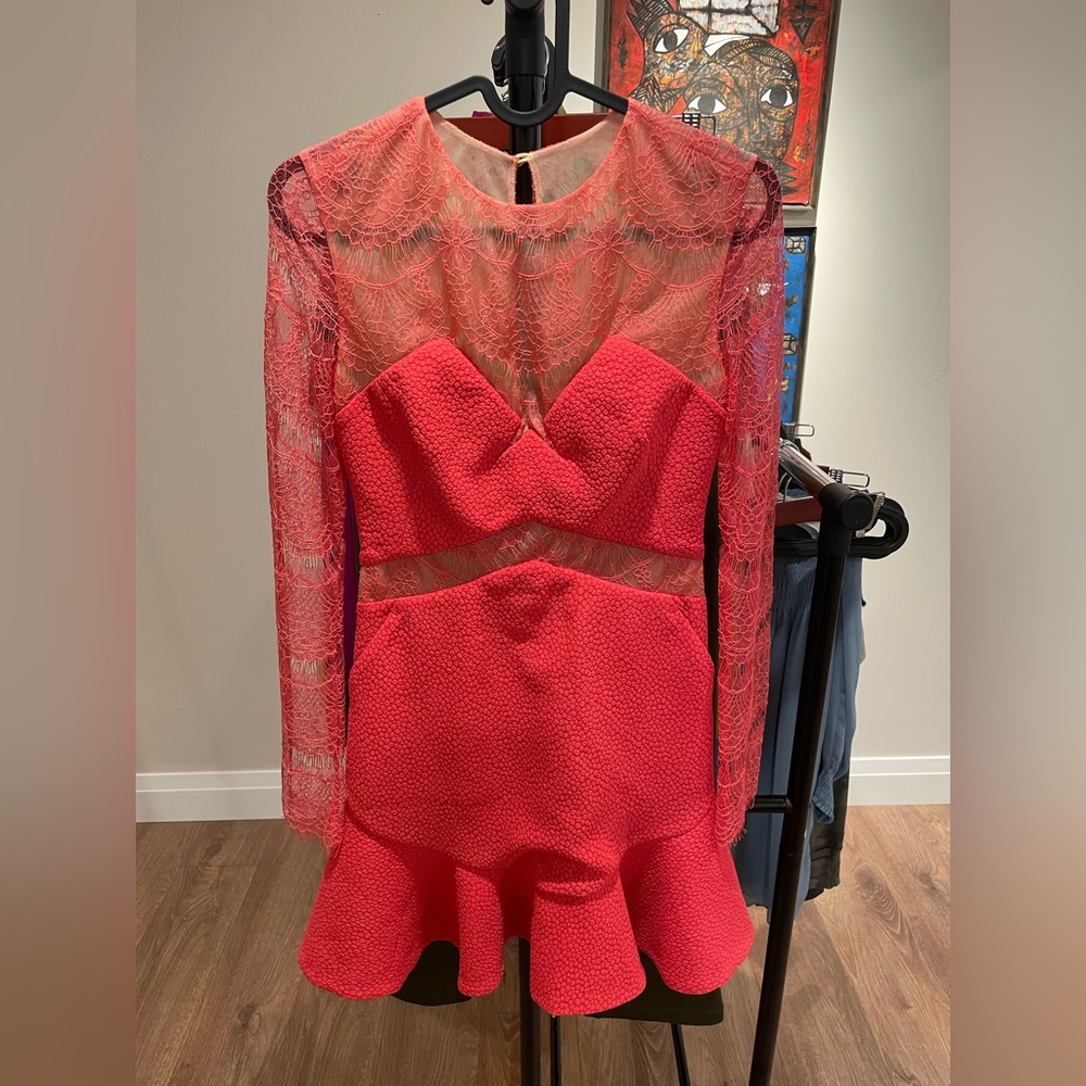 Three Floor Gorgeous Lace Dress Size XS